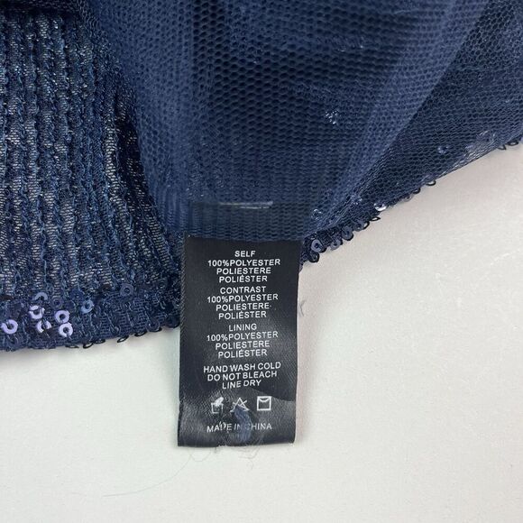 Sunday In Brooklyn Anthropologie Sequin Button up Shirt L Top Whimsigoth Disco - Picture 10 of 10